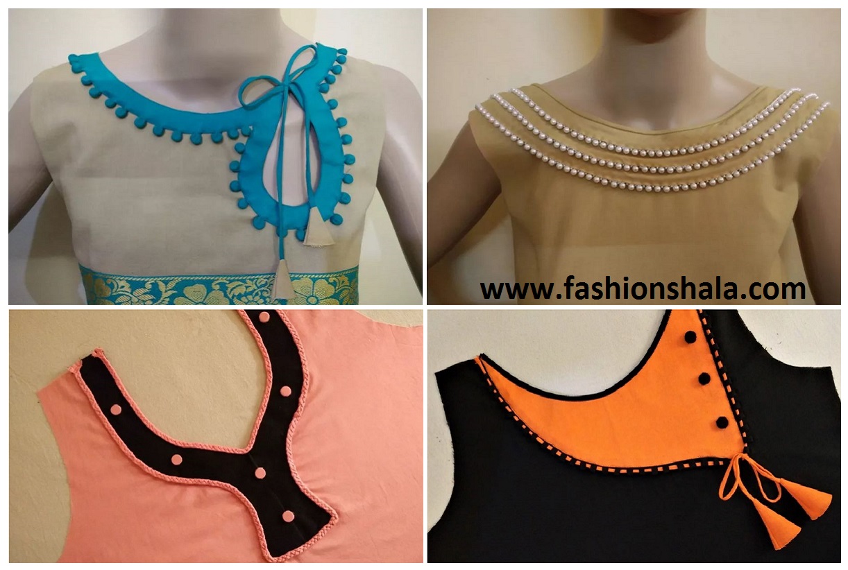 kurta neck design ladies