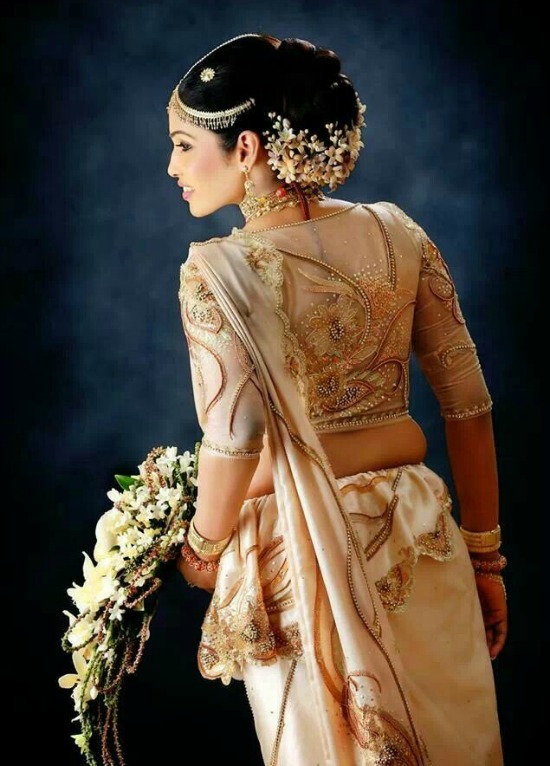 Gorgeous Pics of Sri Lankan Wedding Saree Blouse Designs - FashionShala
