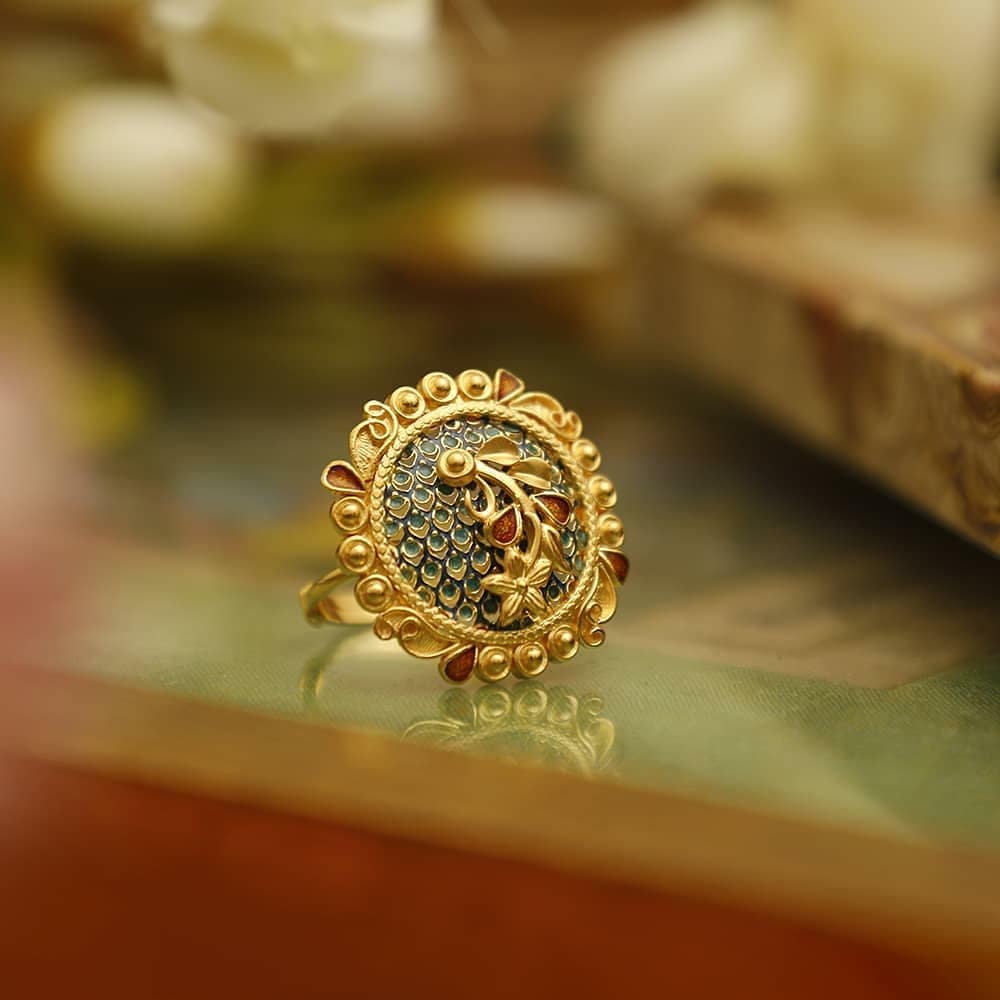 Featured image of post Peacock Design Gold Finger Ring - Women latest gold ring designs,finger,new,24k,18k,20k,22k, with price,images,stylish,beautiful,designs,simple,weeding,fancy