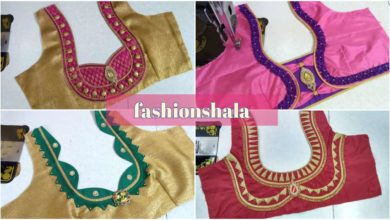 Designer blouse back neck design cutting and stitching 2019 - FashionShala
